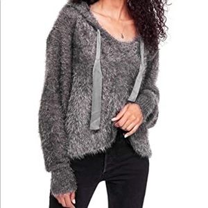 free people light as a feather hoody xs